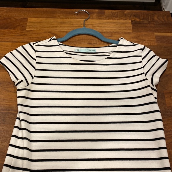 XS Maurice’s Black and White Striped Dress - Picture 3 of 4